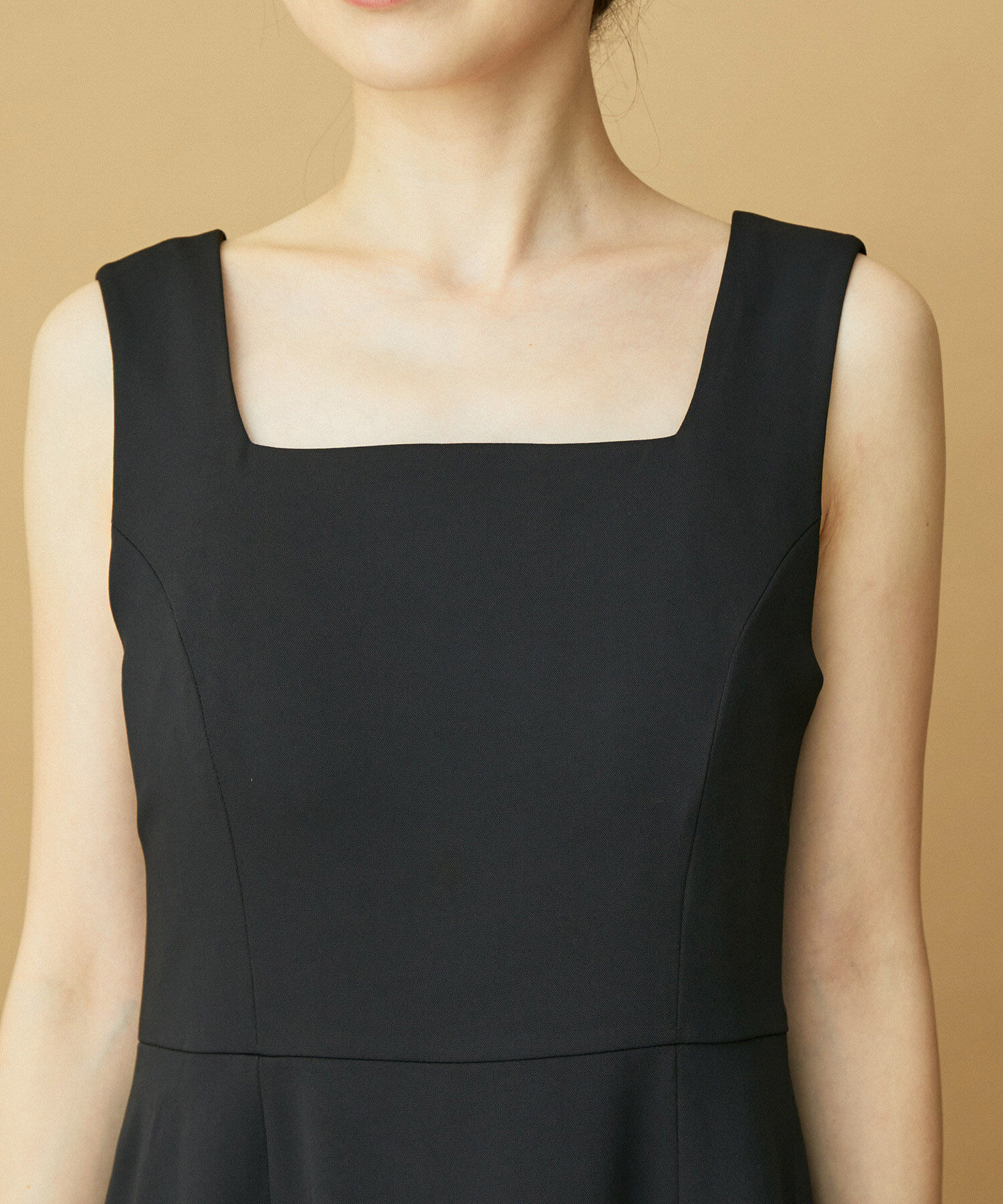 VIS「【VIS DRESS】シャーリングボレロセットワンピース」|ワンピース|