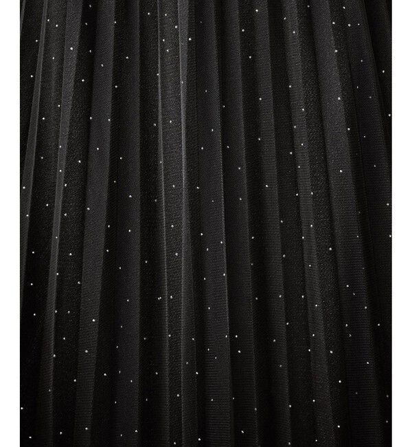 Rope&rsquo;Picnic「キラキラチュールプリーツスカート/着丈が選べる」|スカート|