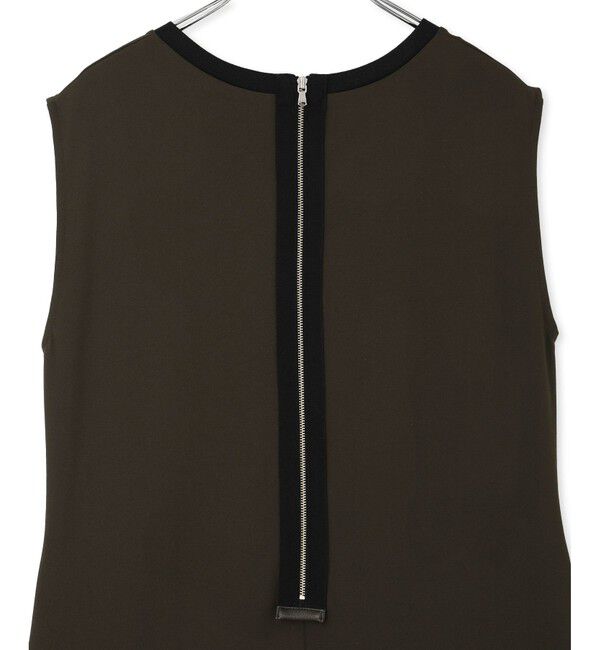 ADAM ET ROPE'「【WEB限定】バイカラーノースリーブワンピース」|ワンピース|