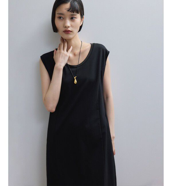 ADAM ET ROPE'「【WEB限定】バイカラーノースリーブワンピース」|ワンピース|