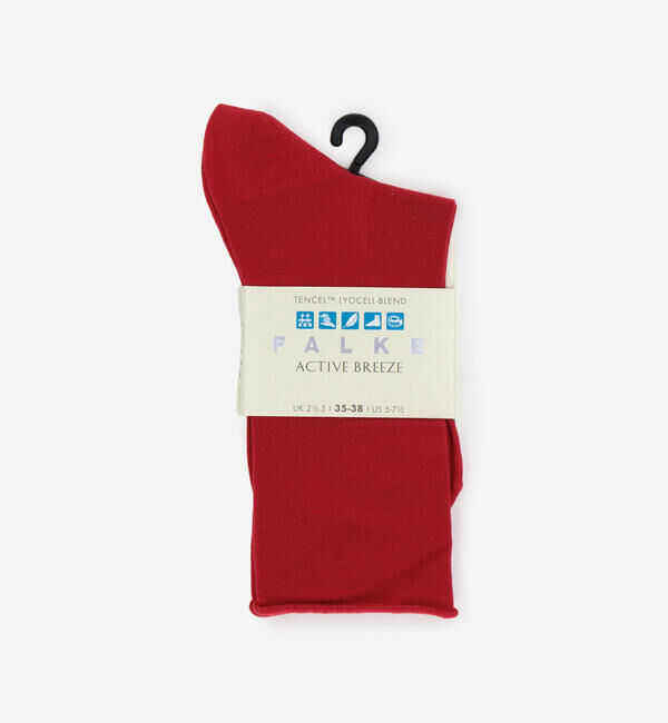 FALKE 「FALKE | 46189 ACTIVE BREEZE SOCKS WOMEN」|ソックス|RED