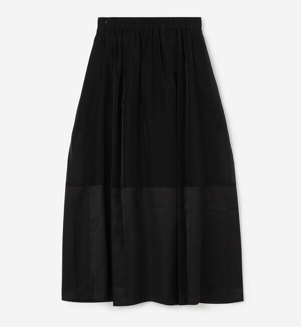  「eunoia | チューリップ コンビ ロングスカート WOMEN」|スカート|