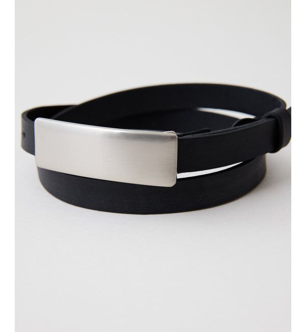 THE PAUSE「＜WEB限定＞【THE PAUSE】プレートバックルベルト」|ベルト|