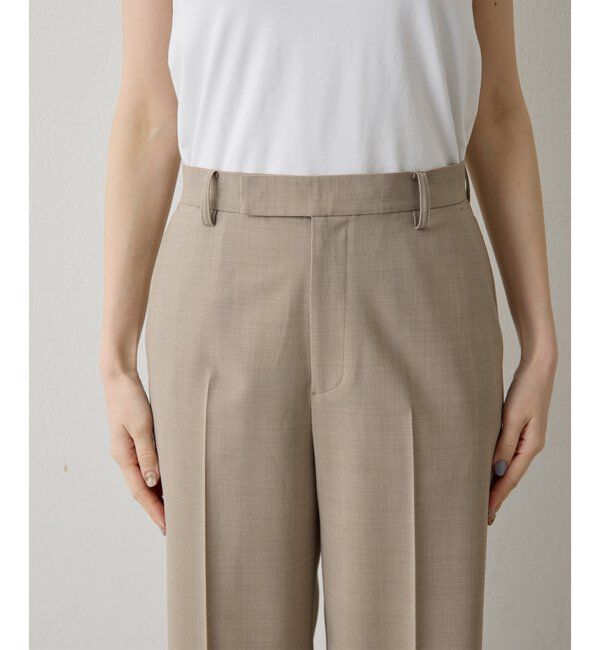  「平織りストレッチパンツ」|チノ|