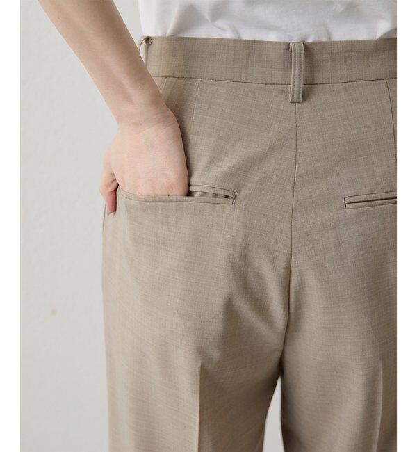  「平織りストレッチパンツ」|チノ|