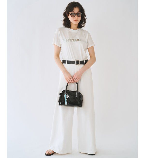 THE PAUSE「＜WEB限定＞【THE PAUSE】THE PAUSEメタリックTシャツ」|Tシャツ・カットソー|