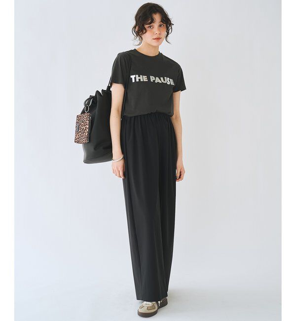 THE PAUSE「＜WEB限定＞【THE PAUSE】THE PAUSEメタリックTシャツ」|Tシャツ・カットソー|