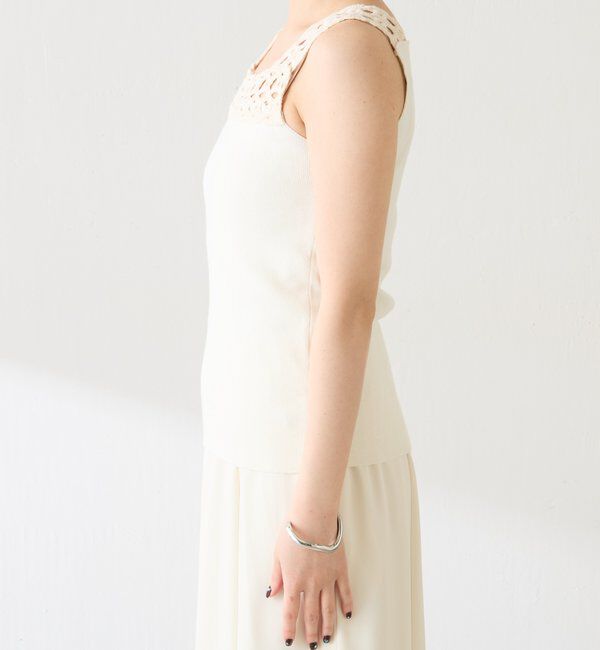  「レーストリムニットキャミ」|ニット・セーター|