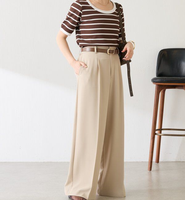  「サーマルボーダーハーフスリーブ」|Tシャツ・カットソー|