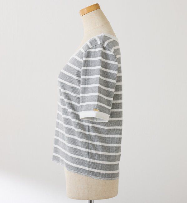  「サーマルボーダーハーフスリーブ」|Tシャツ・カットソー|