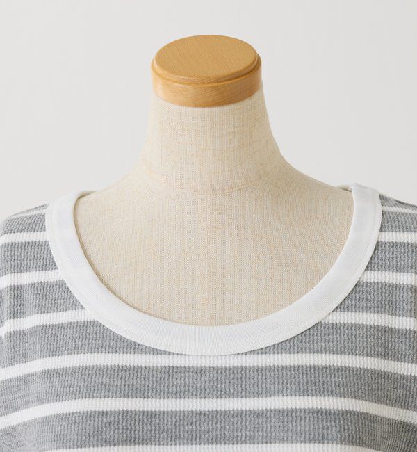  「サーマルボーダーハーフスリーブ」|Tシャツ・カットソー|