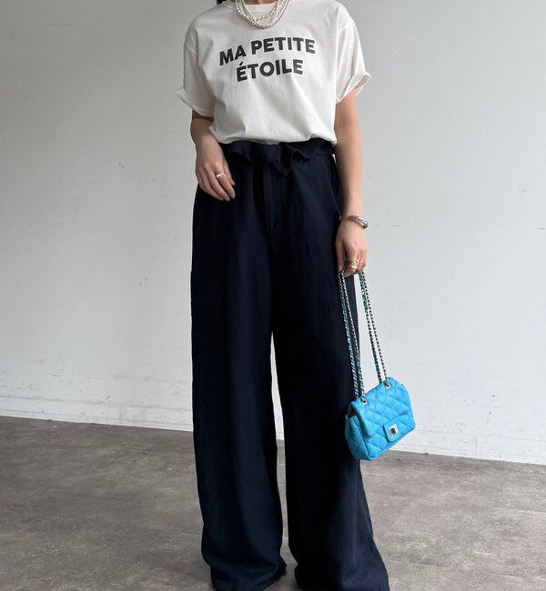  「グリッターラメロゴTEE」|Tシャツ・カットソー|