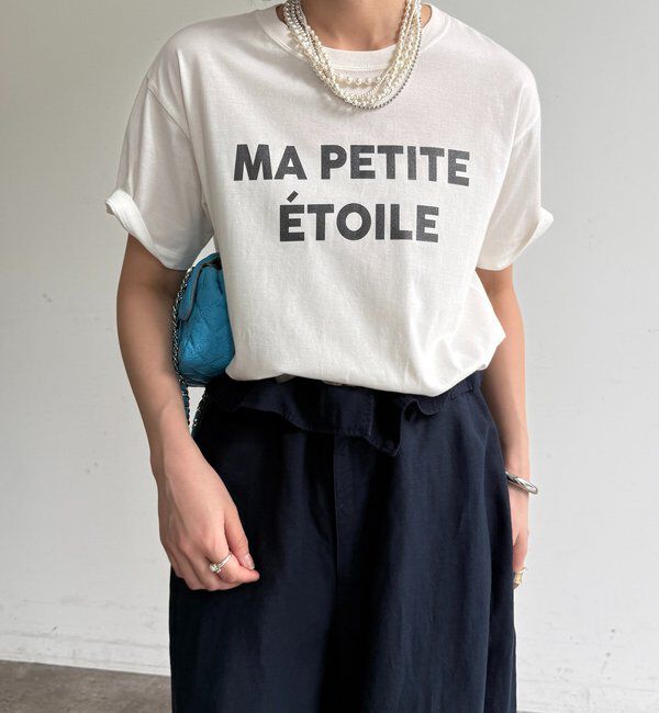  「グリッターラメロゴTEE」|Tシャツ・カットソー|