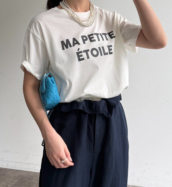  「グリッターラメロゴTEE」|Tシャツ・カットソー|