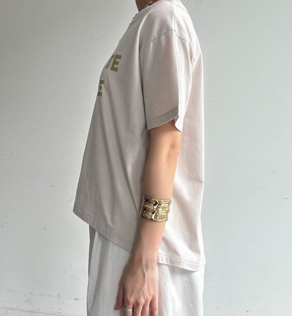  「グリッターラメロゴTEE」|Tシャツ・カットソー|