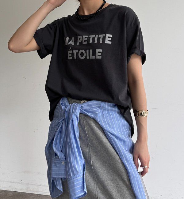  「グリッターラメロゴTEE」|Tシャツ・カットソー|