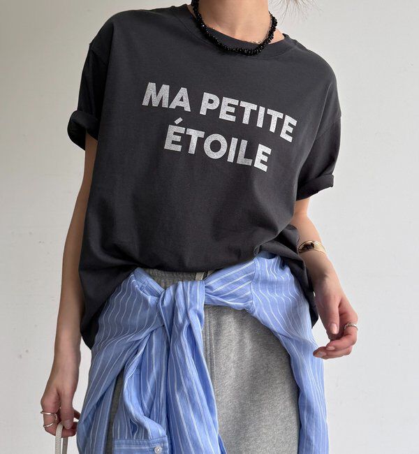  「グリッターラメロゴTEE」|Tシャツ・カットソー|