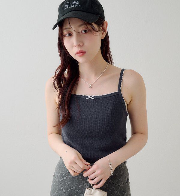  「ピコリボンキャミ」|キャミソール|