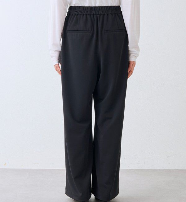  「【3サイス展開】ジャージータックワイドスラックス」|チノ|