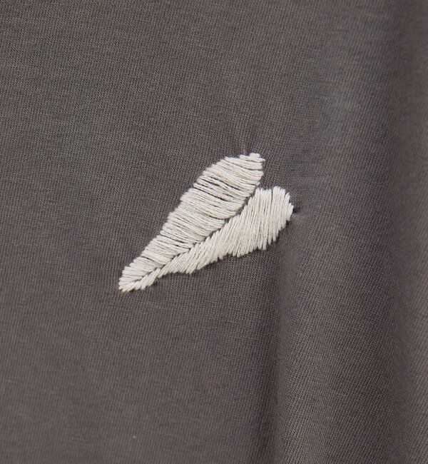  「【Dhritie】リーフ刺繍Tee」|Tシャツ・カットソー|