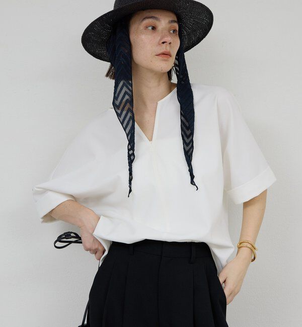  「スキッパーブラウス」|シャツ・ブラウス|