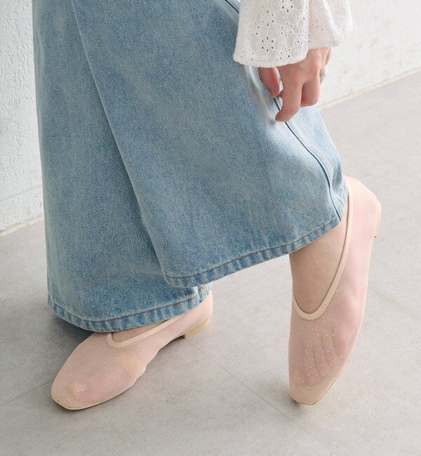  「シャイニーチュールパンプス」|パンプス|