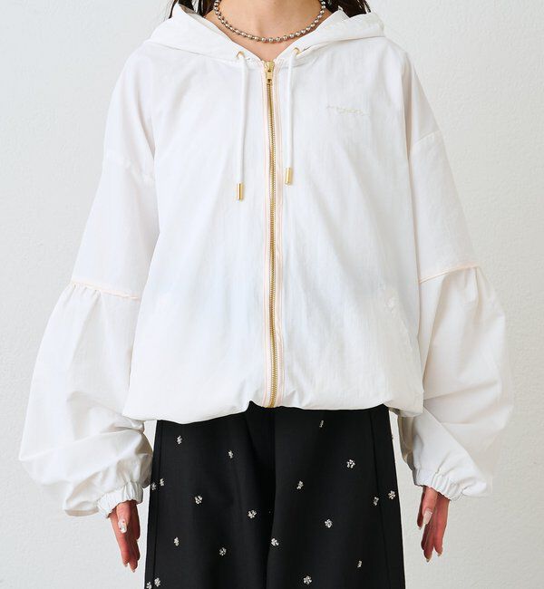  「ナイロンフーディーパーカー」|ブルゾン・スタジャン|