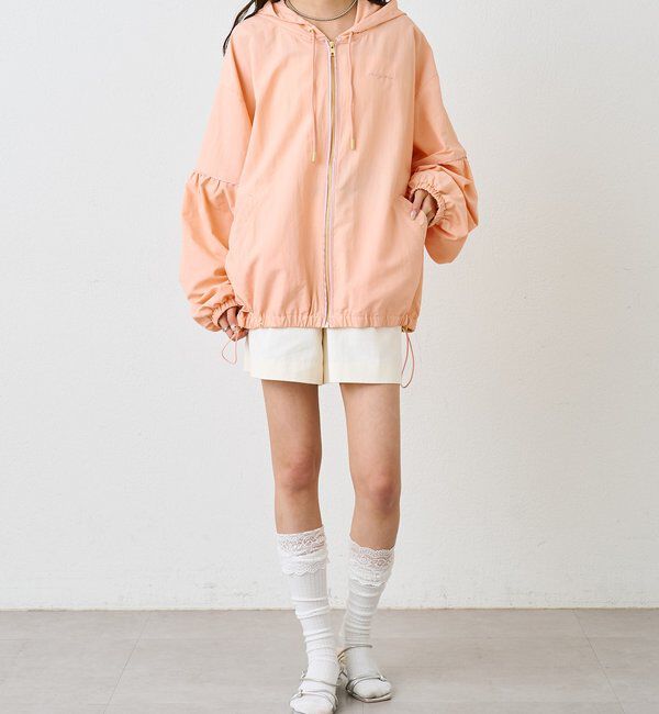  「ナイロンフーディーパーカー」|ブルゾン・スタジャン|