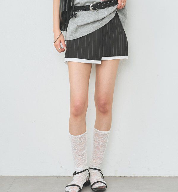  「ストライプラップスカート」|チノ|