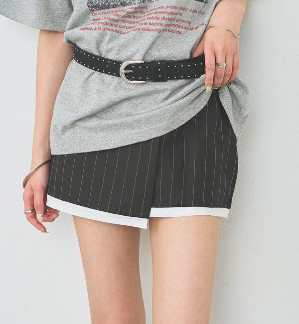  「ストライプラップスカート」|チノ|