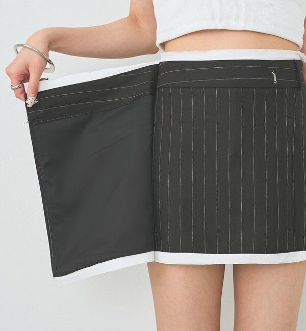  「ストライプラップスカート」|チノ|