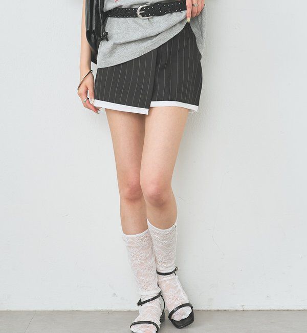  「ストライプラップスカート」|チノ|