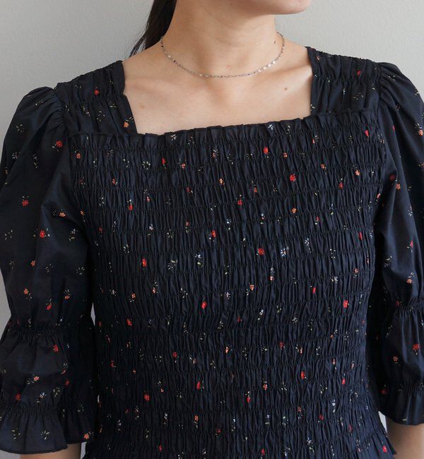  「【PUFRILL/パフリル】シャーリングブラウス」|シャツ・ブラウス|