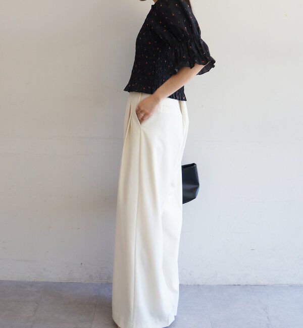  「【PUFRILL/パフリル】シャーリングブラウス」|シャツ・ブラウス|