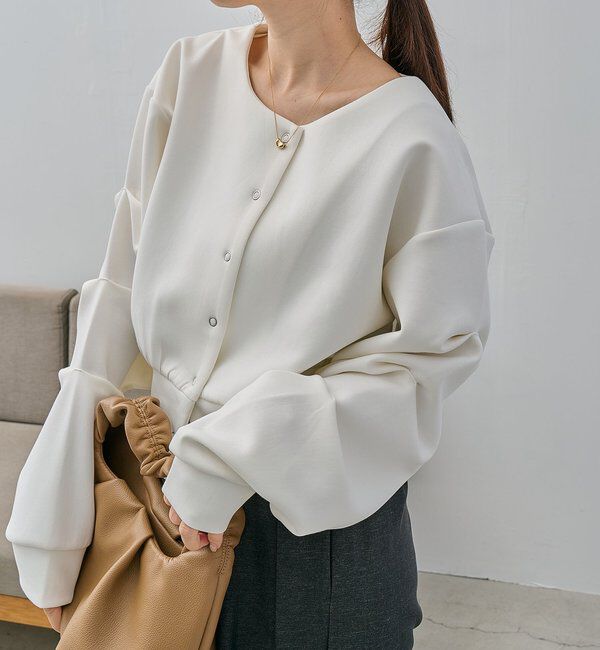  「ダンボールタックスリーブカーディガン」|Tシャツ・カットソー|