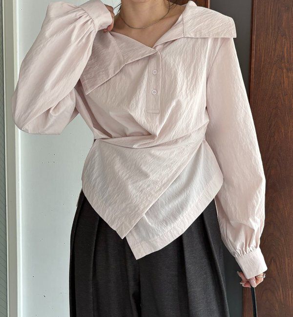  「【2WAY】カシュクールシャツ」|シャツ・ブラウス|