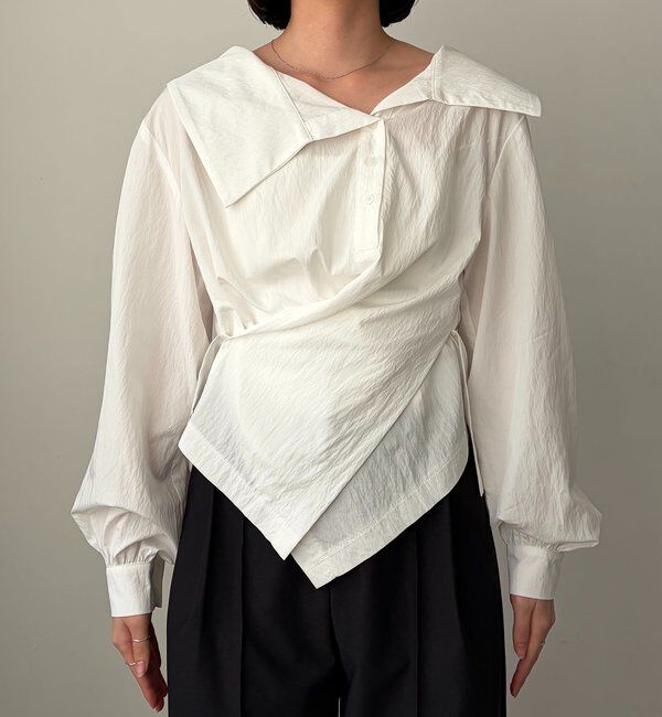  「【2WAY】カシュクールシャツ」|シャツ・ブラウス|