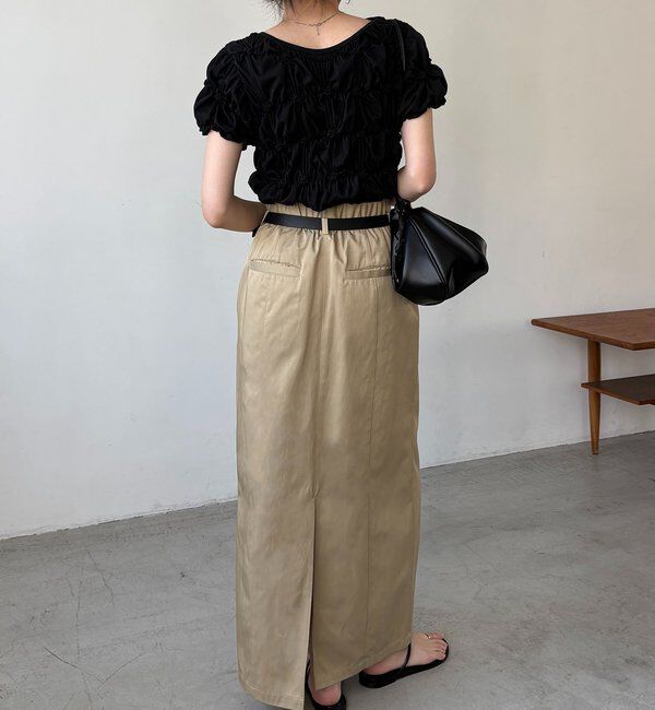  「【主役級スカート/低身長サイズあり】アシメタックベルト付スカート」|スカート|