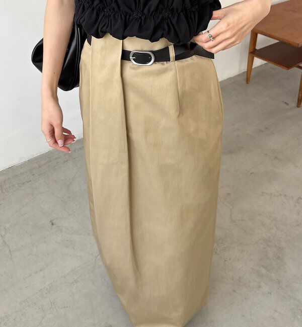  「【主役級スカート/低身長サイズあり】アシメタックベルト付スカート」|スカート|