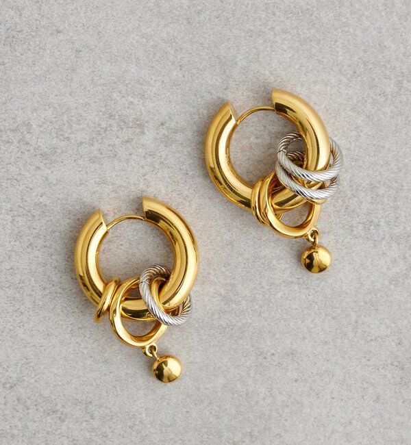  「カスタムリングフープピアス」|ピアス|