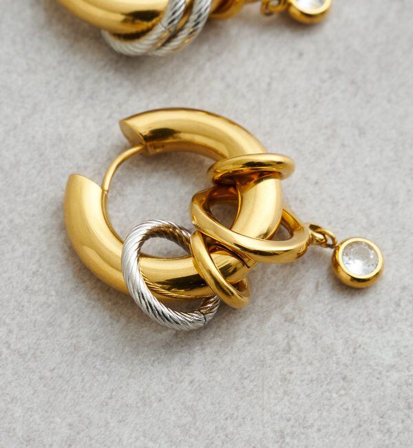  「カスタムリングフープピアス」|ピアス|