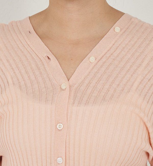  「2WAYリブカーディガン」|カーディガン|