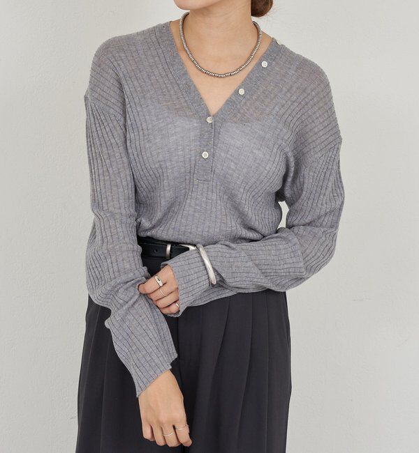  「2WAYリブカーディガン」|カーディガン|