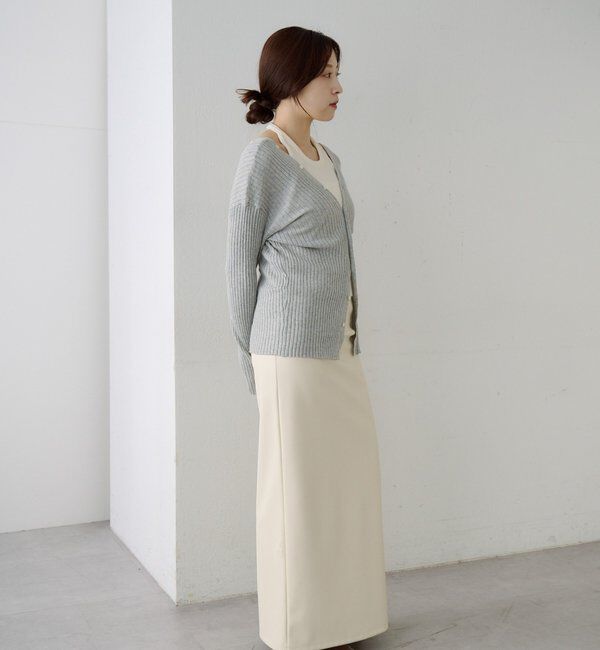  「2WAYリブカーディガン」|カーディガン|