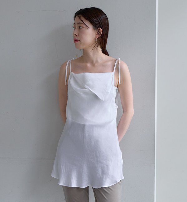  「キュプラドレープキャミ」|シャツ・ブラウス|