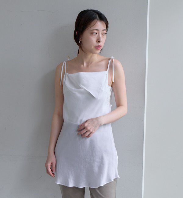  「キュプラドレープキャミ」|シャツ・ブラウス|