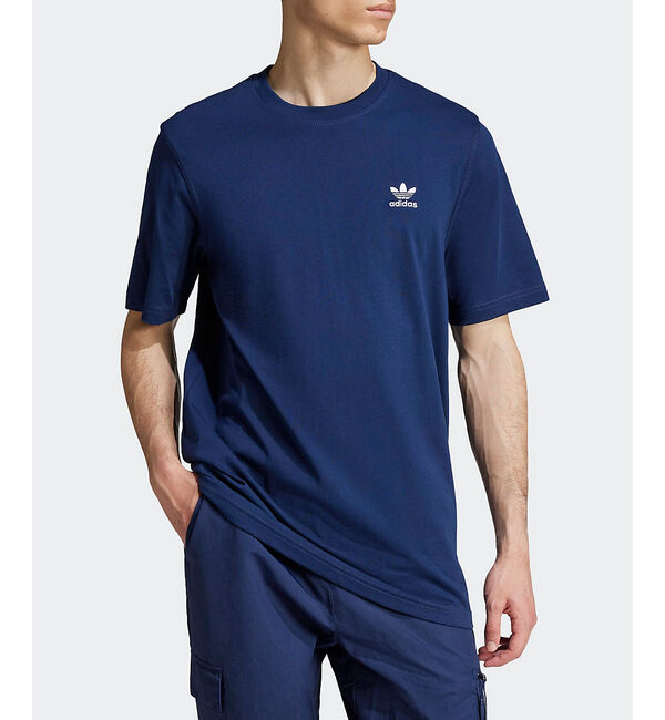 ABAHOUSE「【adidas / アディダス】トレフォイル エッセンシャルズ 半袖Tシャツ /」|Tシャツ・カットソー|ネイビー