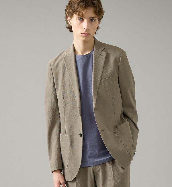 ABAHOUSE「シュリンク天竺 クルーネック半袖Tシャツ【予約】」|Tシャツ・カットソー|