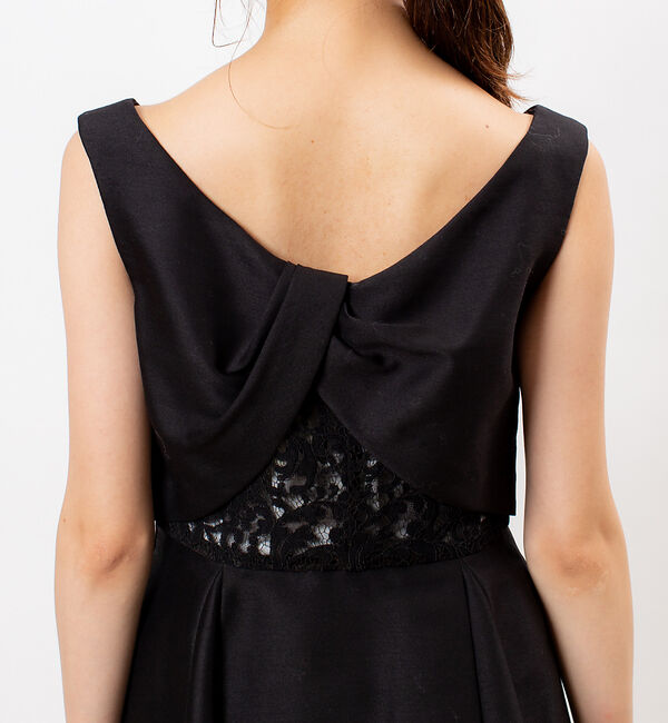 Rouge vif「【FLICKA】バックレースフィット＆フレアドレス」|ワンピース|