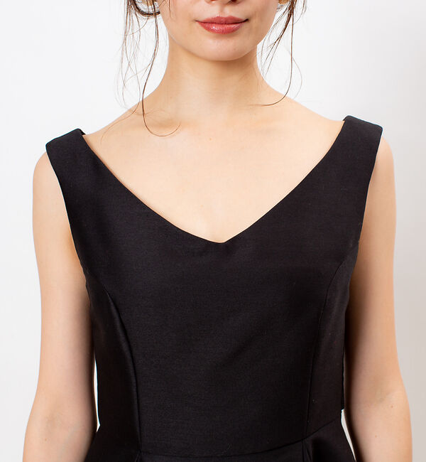 Rouge vif「【FLICKA】バックレースフィット＆フレアドレス」|ワンピース|